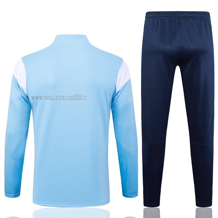 Tuta da Track de Felpa del Manchester City 2023-2024 Blu Claro